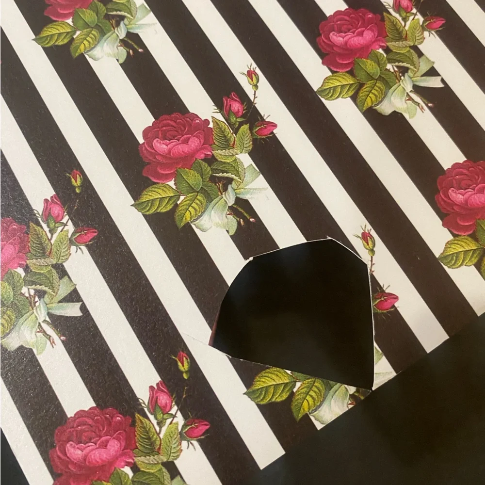 Dress My Craft WHISPERING LOVE 12x12 scrapbook paper pad MISSING ONE DESIGN